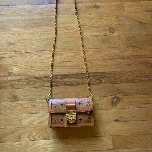 Authentic MCM Gretl Visetos Crossbody